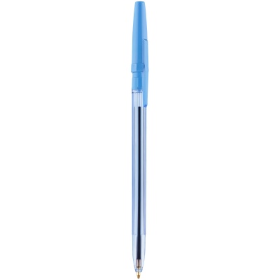 Ручка шариковая СТАММ "Оптима" синяя, 1мм, пастель микс