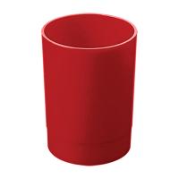 Подставка стакан СТАММ "Лидер",пластиковая,круглая,красная