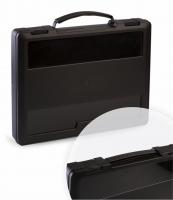 Briefcase with restendable handle black