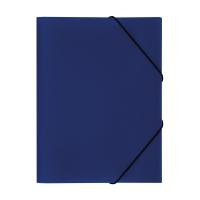 Папка на резинке СТАММ А4, 500мкм, пластик, синяя