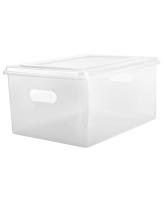 Container for carrying and storing A4 documents transparent