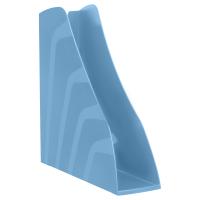 Лоток для бумаг вертикальный СТАММ "Вектор", сине-голубой