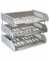 Horizontal letter trays City on metal rods 6cm