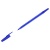 Ручка шариковая СТАММ "049" синяя, 0,7мм, тонированный корпус, 4шт., пакет с европодвесом
