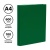 Папка со 100 вкладышами СТАММ А4, 30мм, 600мкм, пластик, зеленая
