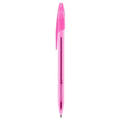 Ручка шариковая СТАММ "555" синяя, 0,7мм, неоновый микс