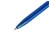 Ручка шариковая СТАММ "049" синяя, 0,7мм, тонированный корпус, 4шт., пакет с европодвесом