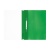 Папка-скоросшиватель пластик. перф. СТАММ А4, 160мкм, зеленая с прозр. верхом