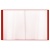 Папка с 10 вкладышами СТАММ "Стандарт" А4, 9мм, 600мкм, пластик, красная