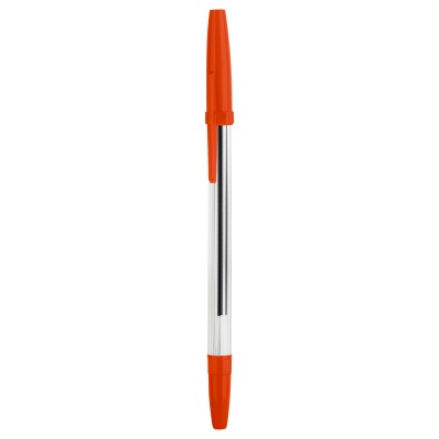 Ручка шариковая СТАММ "Оптима" красная, 1мм