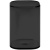 Подставка-стакан СТАММ "Фаворит", пластиковая, квадратная, тонированная черная