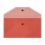 Папка-конверт на кнопке СТАММ С6, 150мкм, пластик, прозрачная, красная